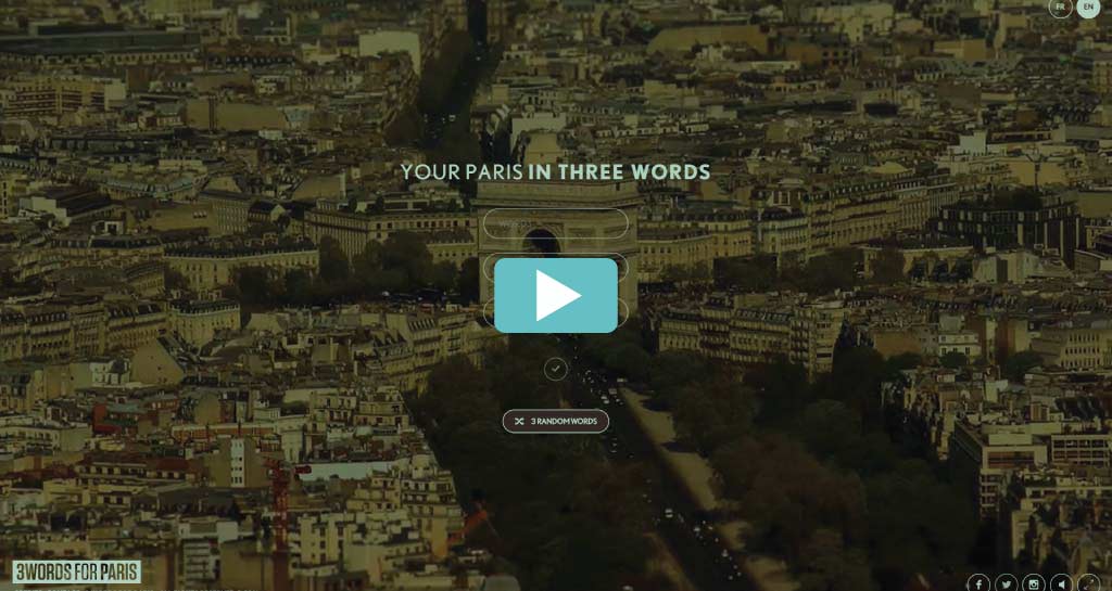 interactive video for paris